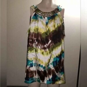 Multicolor Tie-Dye Women's Top